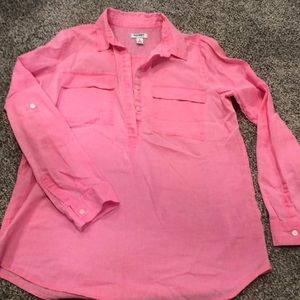 💗2 for $12💗 Hot pink linen top